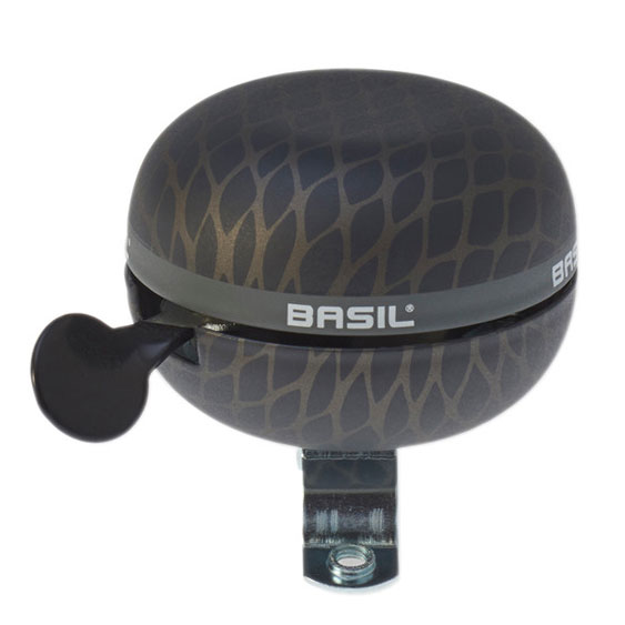 Basil Ding Dong Fahrradklingel Noir schwarz metallic