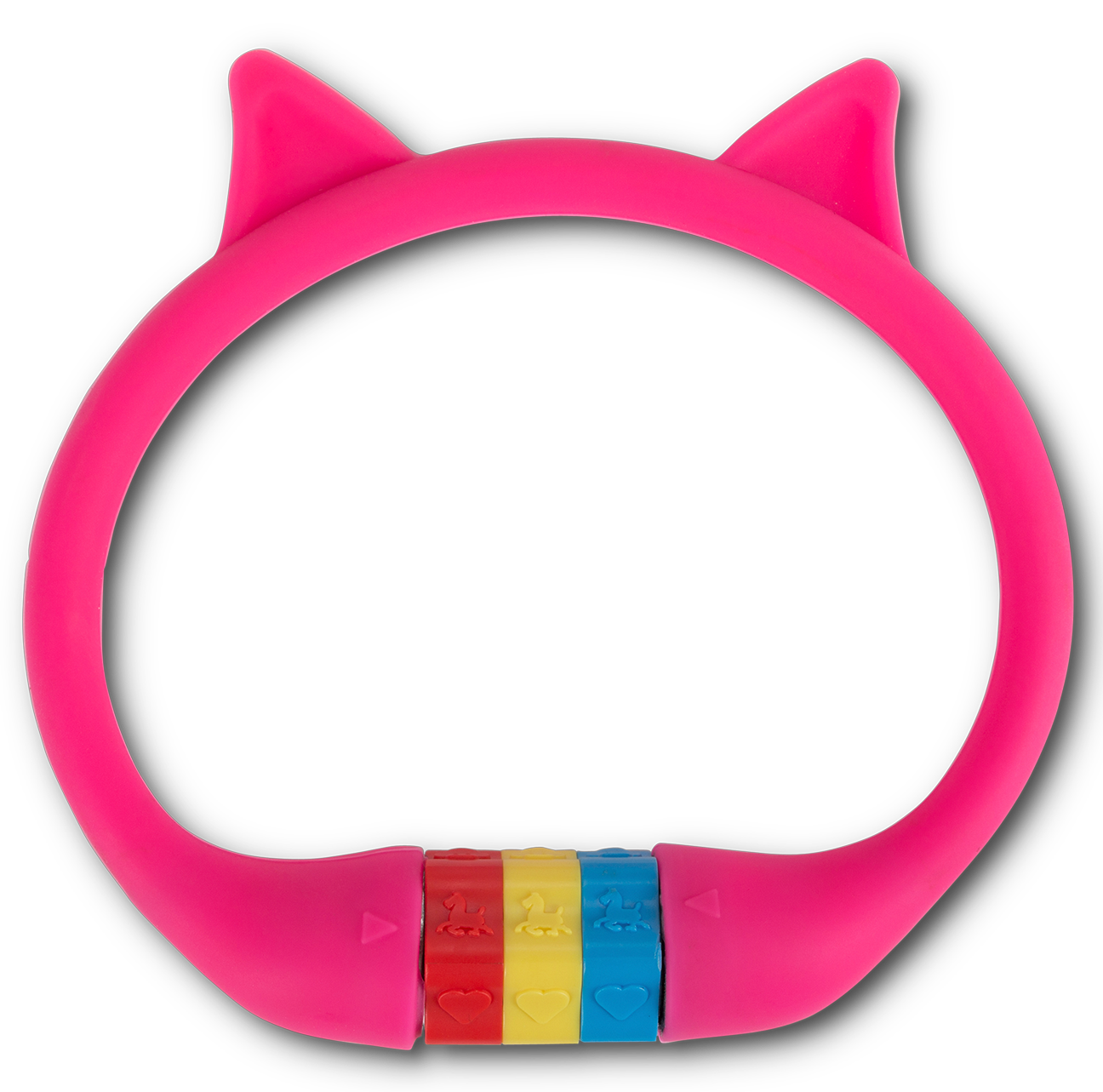 CUBE RFR, Pink, Zahlenkabelschloss HPS "CAT" 10 x 350 mm, Junior