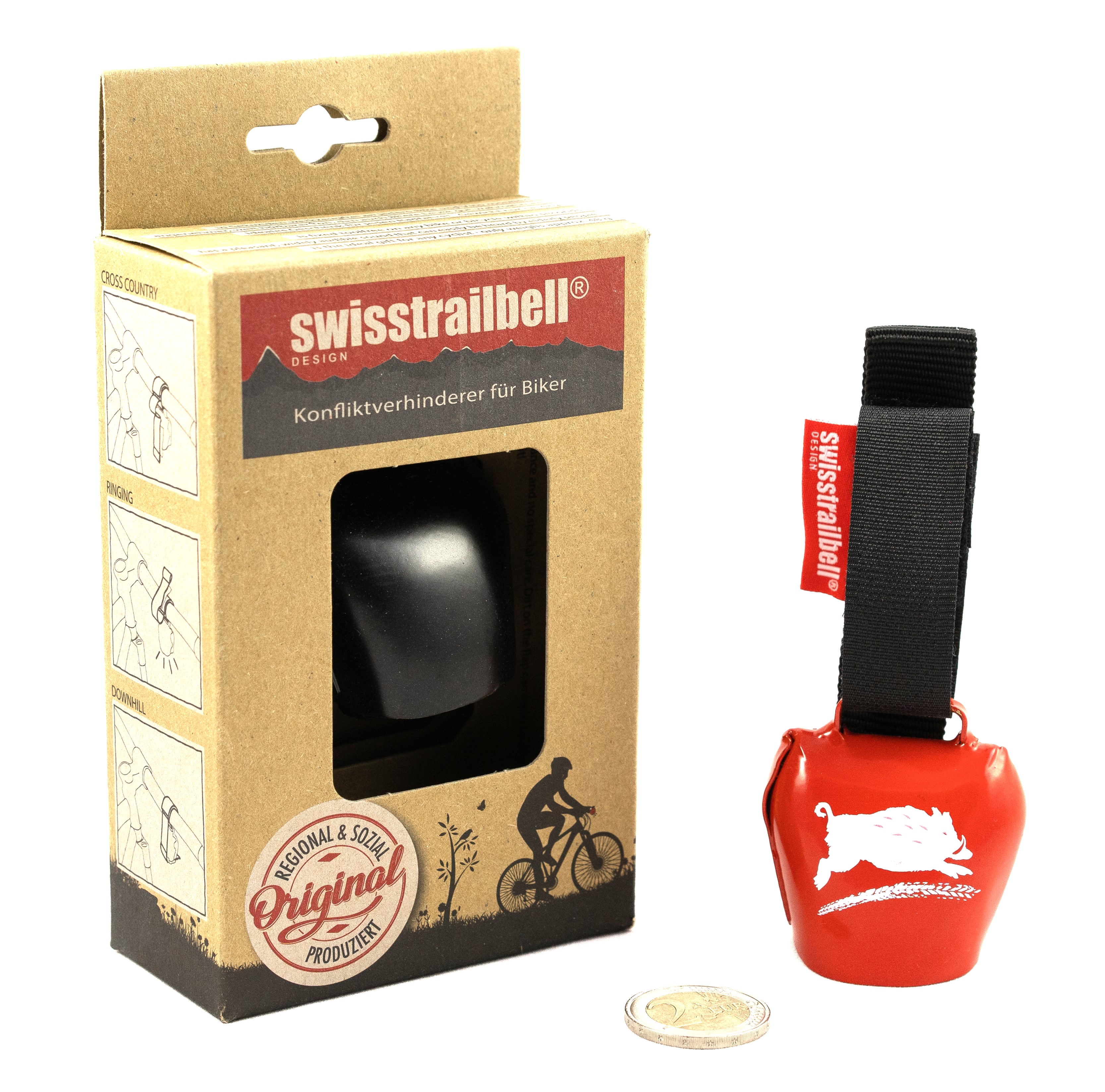 swisstrilbell®: Beispiel in der Packung und Größe