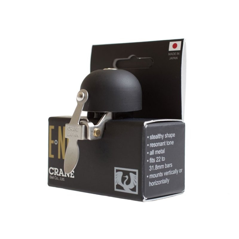 Crane Bell Co. E-NE Fahrradklingel Black
