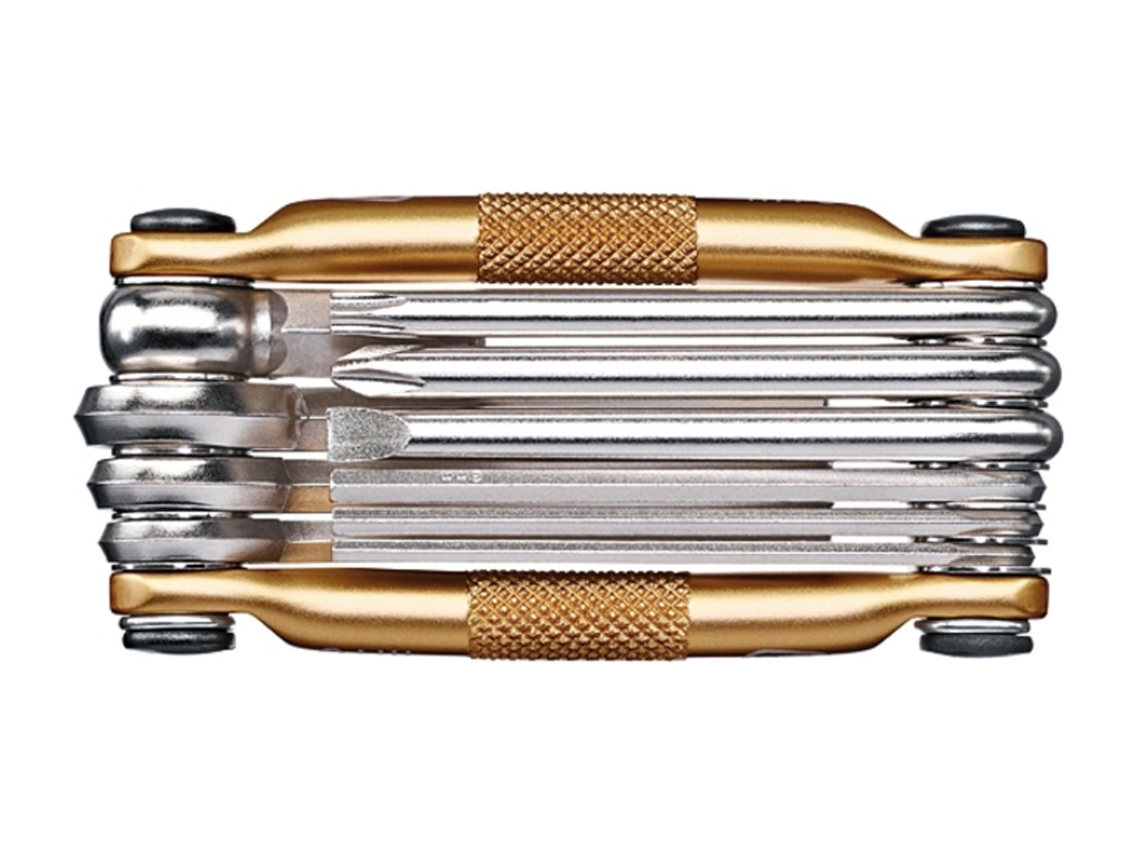 crankbrothers Multitool M10/goldfarben, Fahrrad Reparatur Werkzeug