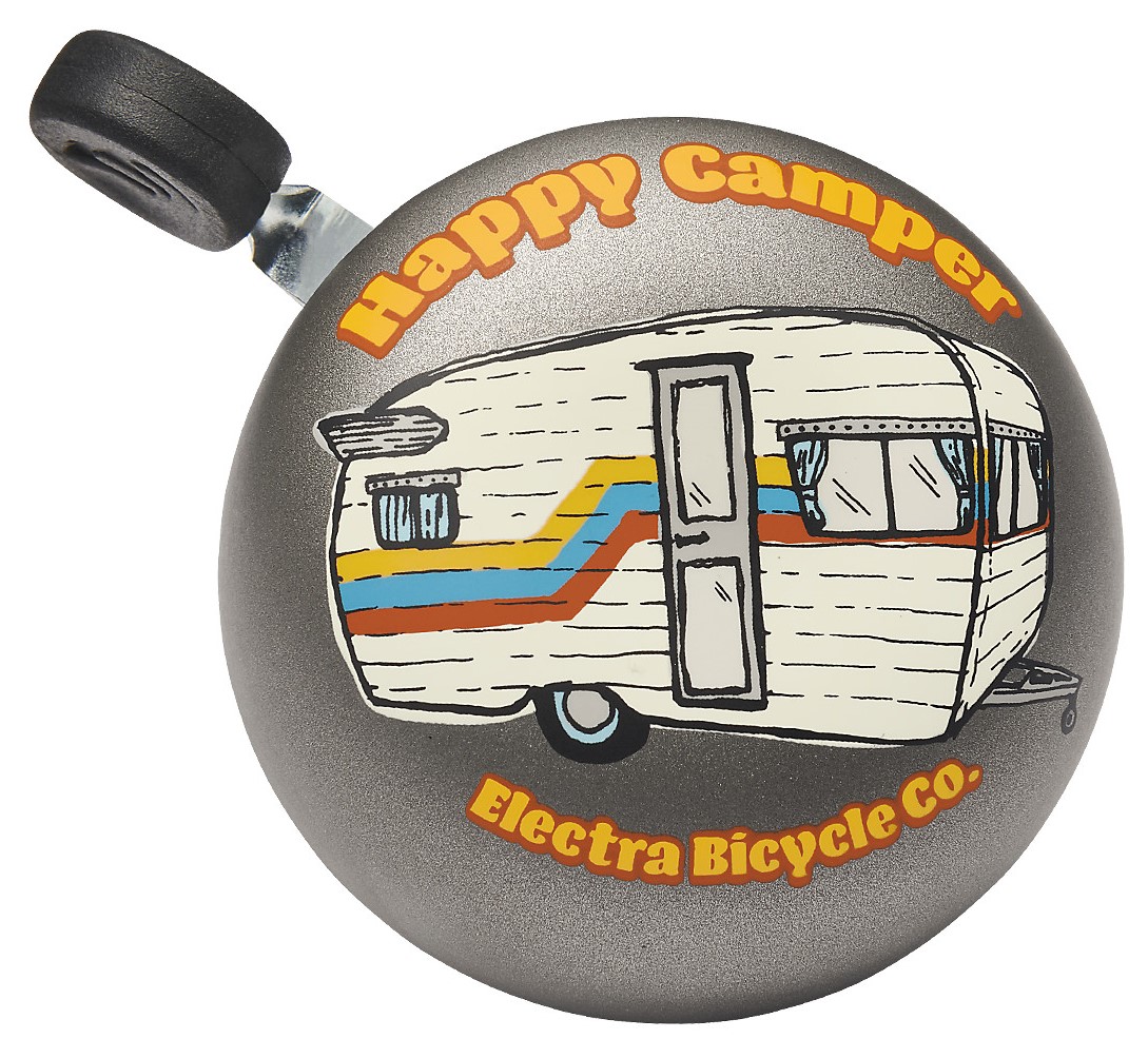 Electra Fahrradklingel Small Ding Dong "Happy CAMPER", Ø 60mm