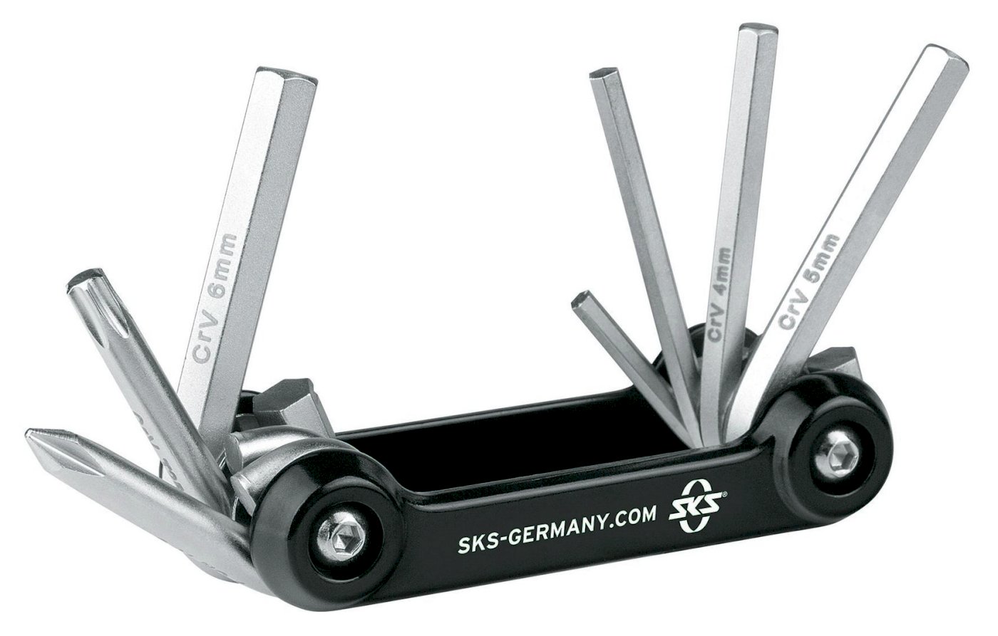 SKS Multitool TOM 7, Fahrrad Reparatur Werkzeug, 7 Funktionen