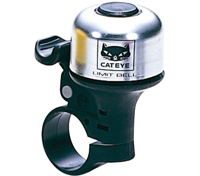 CATEYE Fahrradklingel / Glocke PB-800 Limit Bell, Silber