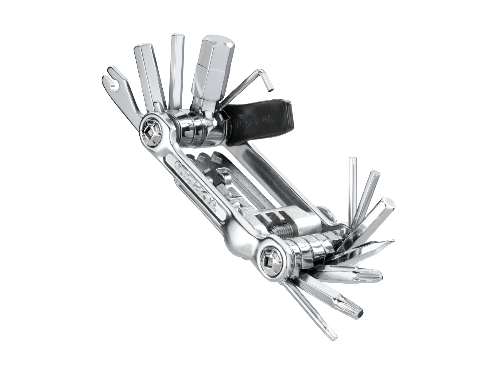 Topeak Mini 20 Pro Multitool, 23 Funktionen, Fahrrad Reparatur Werkzeug, silber
