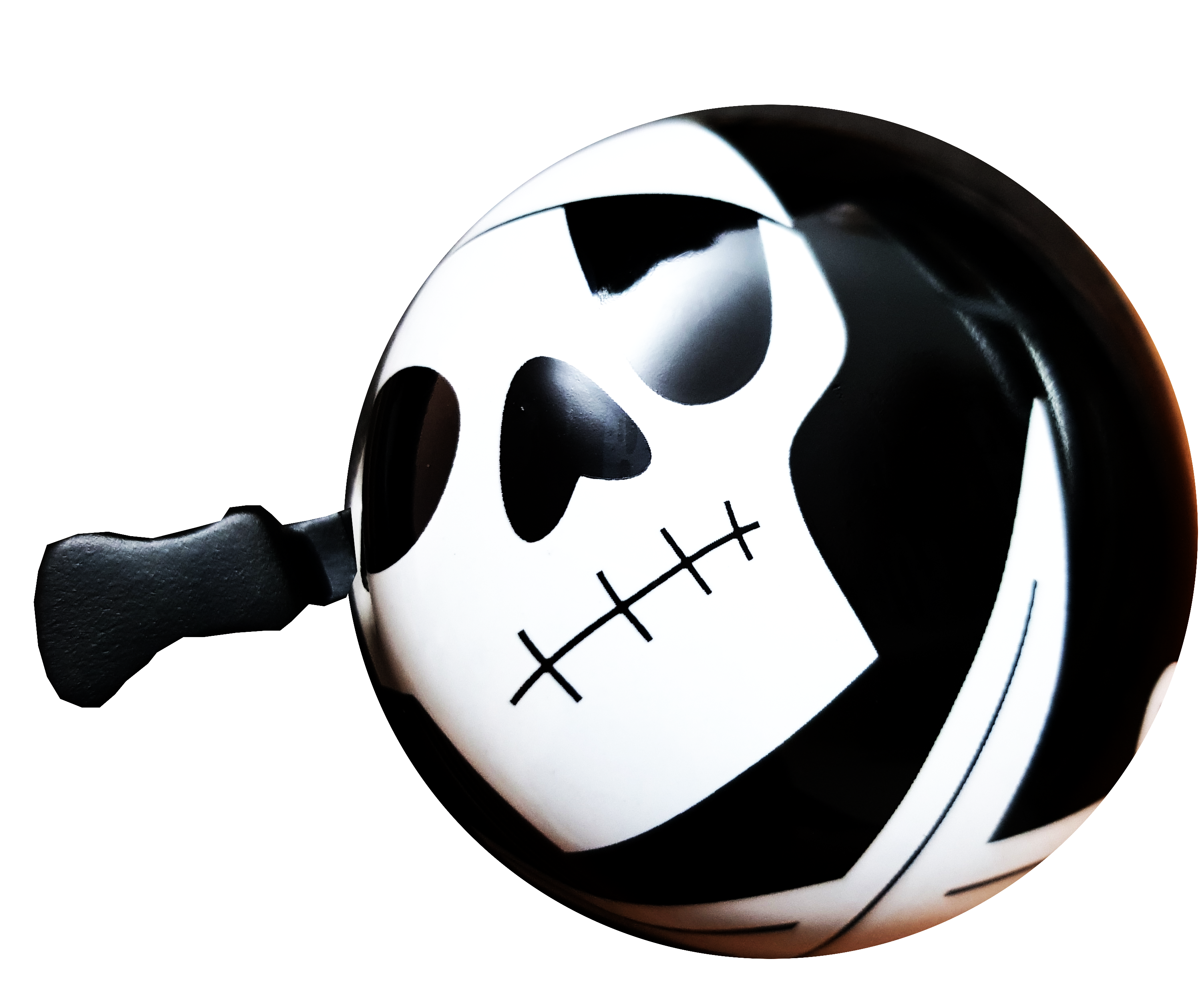 Fahrradklingel Nutcase "RIDE THE PLANK" Skull, Ø55mm
