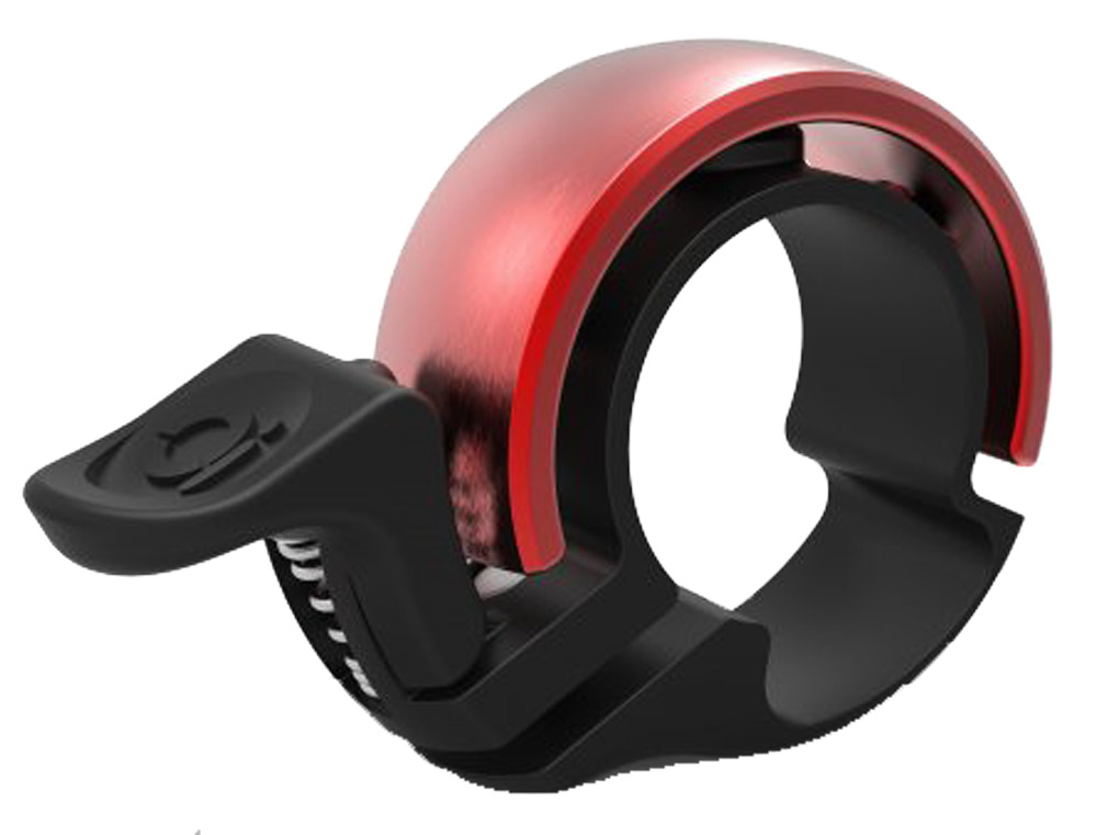 Knog OI Classic Small Fahrradklingel, 22.2, black/red