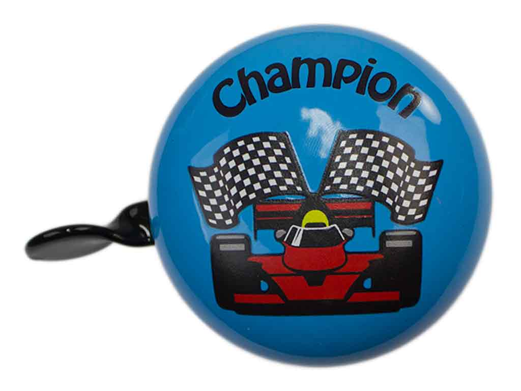Mini Ding Dong Fahrradklingel Rennwagen „Champion“