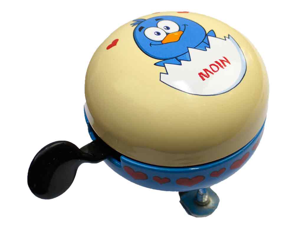 Mini Ding Dong Fahrradklingel Kücken „Moin“