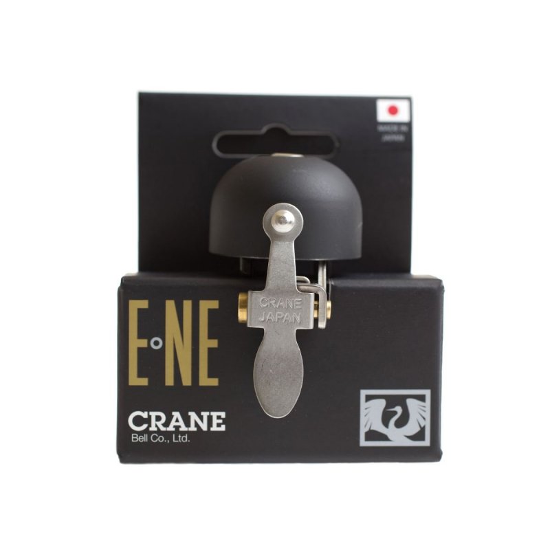 Crane Bell Co. E-NE Fahrradklingel Black