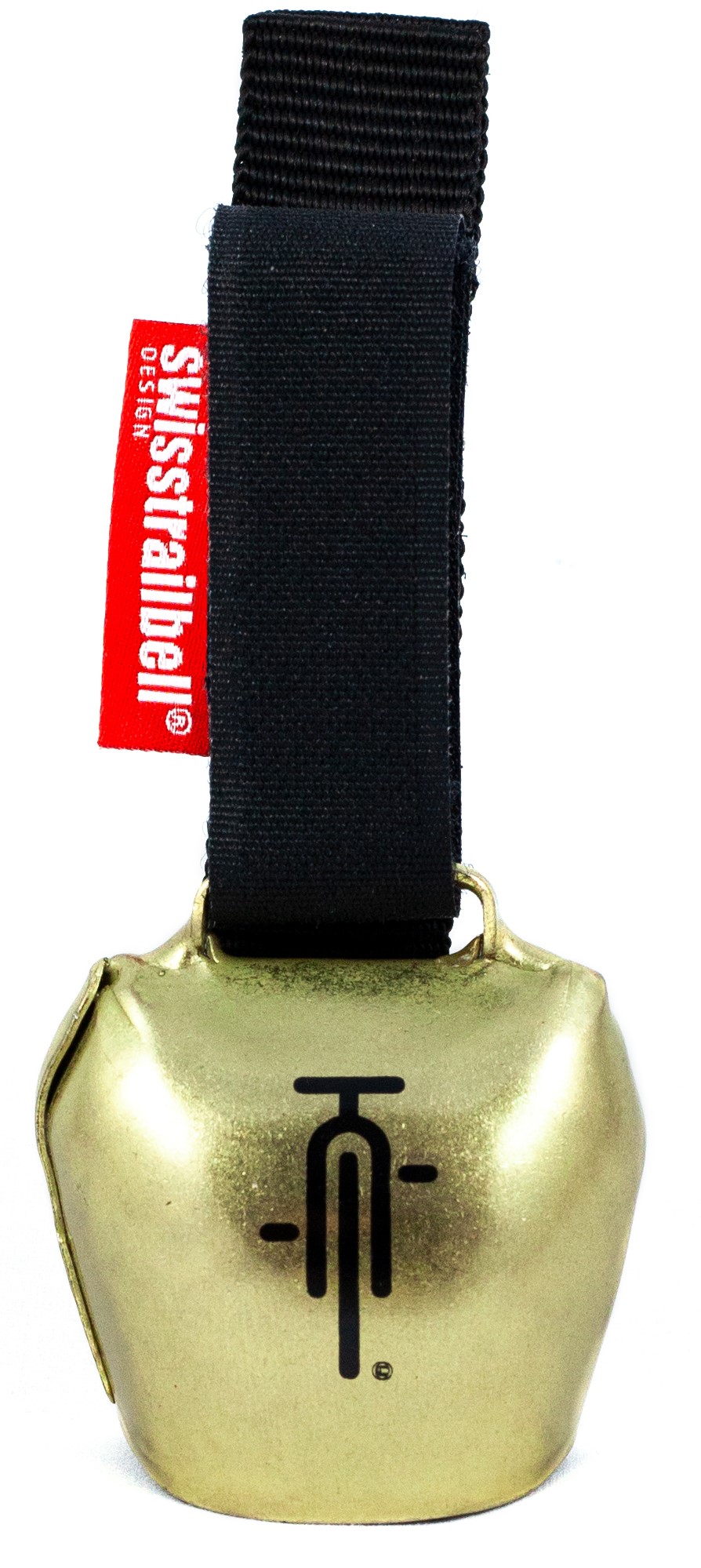 swisstrailbell® "Mexico Edition" GoldBell - BlackBike, schwarzes Band, Fahrradklingel