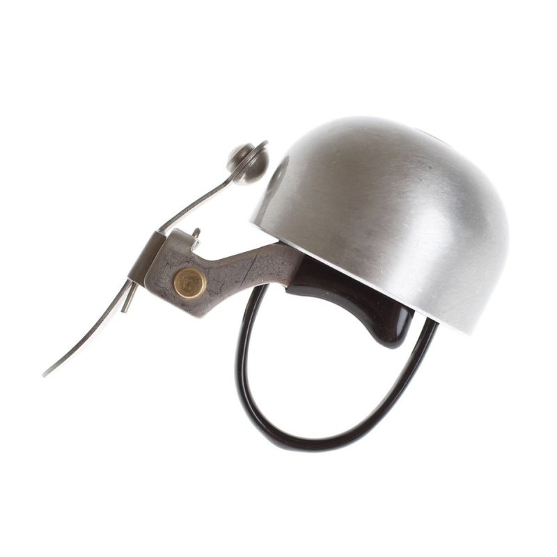 Crane Bell Co. E-NE Fahrradklingel Matte Silver