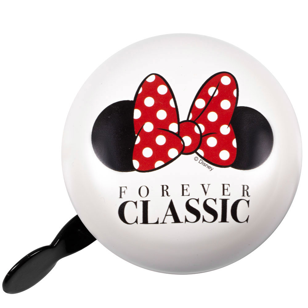 Disney 2-Klang Fahrradklingel Minnie Mouse Forever Classic, XXL Ø 80mm