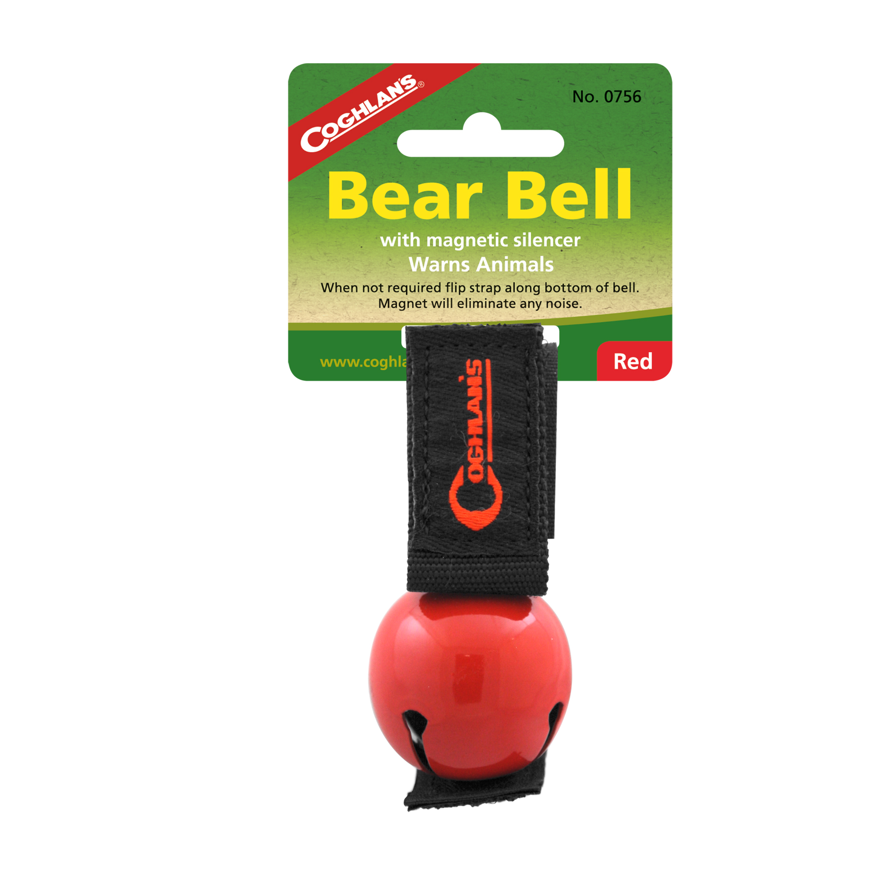 Coglhans Bären Glocke / Klingel "Bear Bell" rot