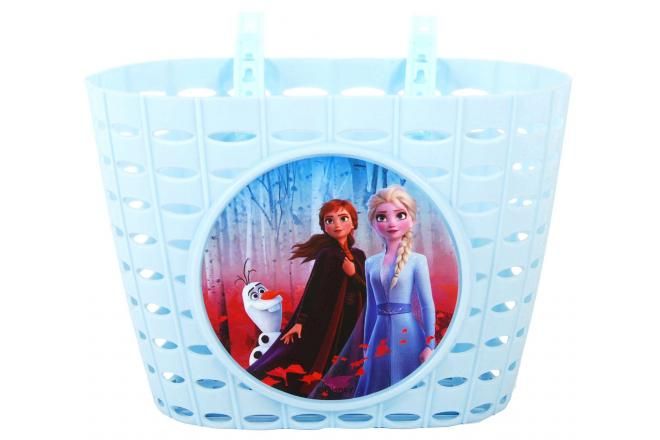 Disney Fahrradkorb Lenkerkorb Frozen II Kunststoff - Hellblau/Lila