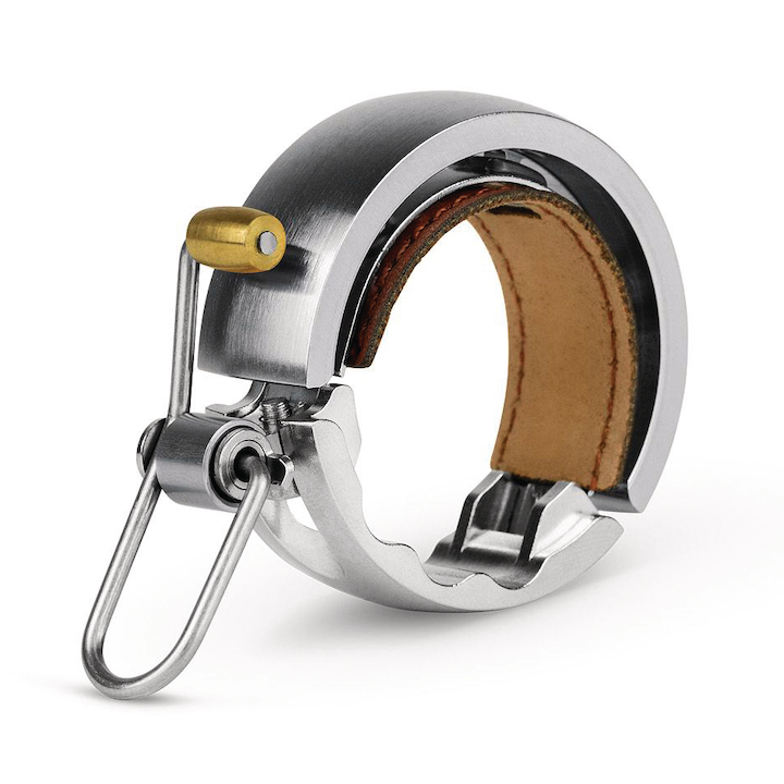 Knog Glocke Oi Luxe Large silber 31,8mm