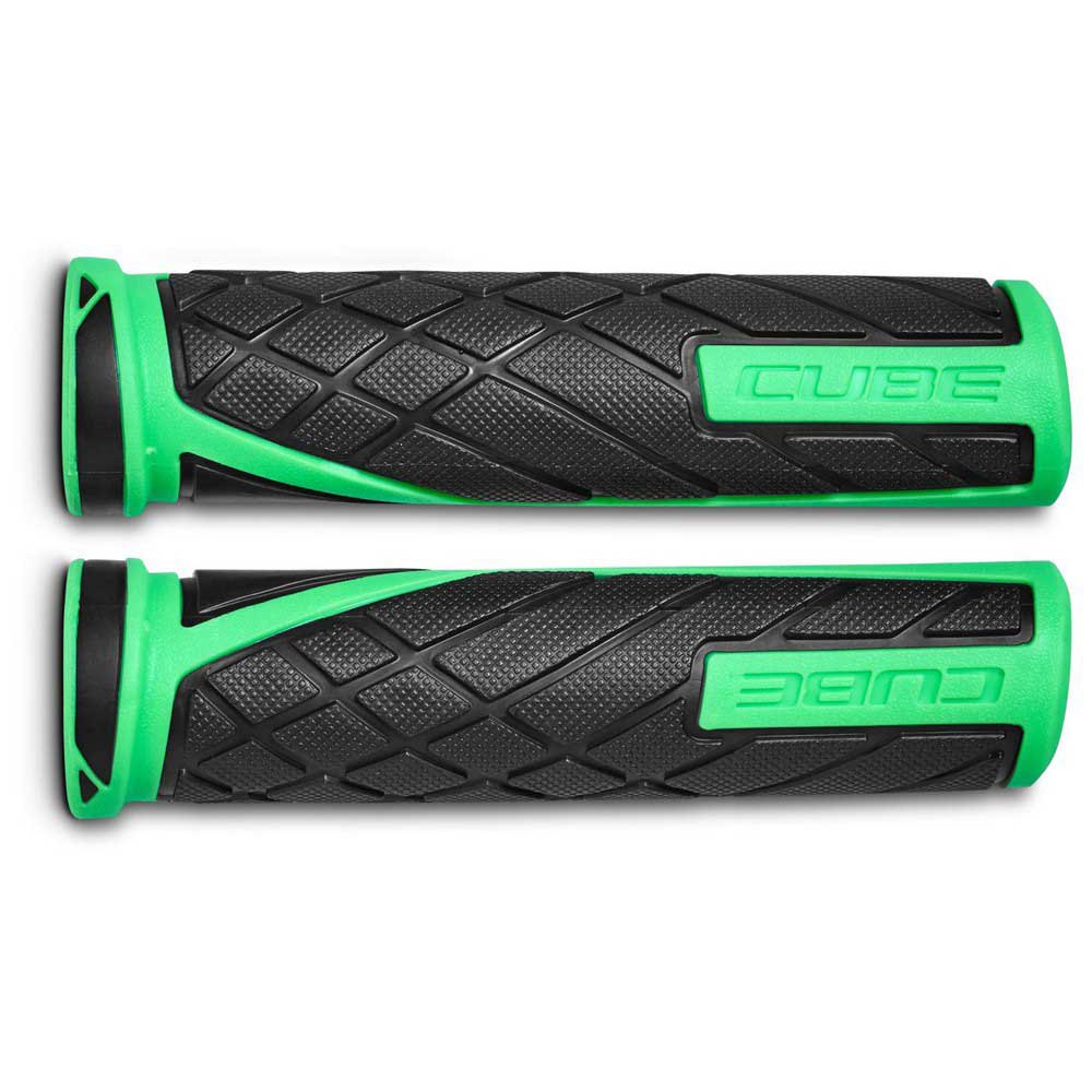 CUBE Fahrradgriffe PERFORMANCE, Black 'N' Green