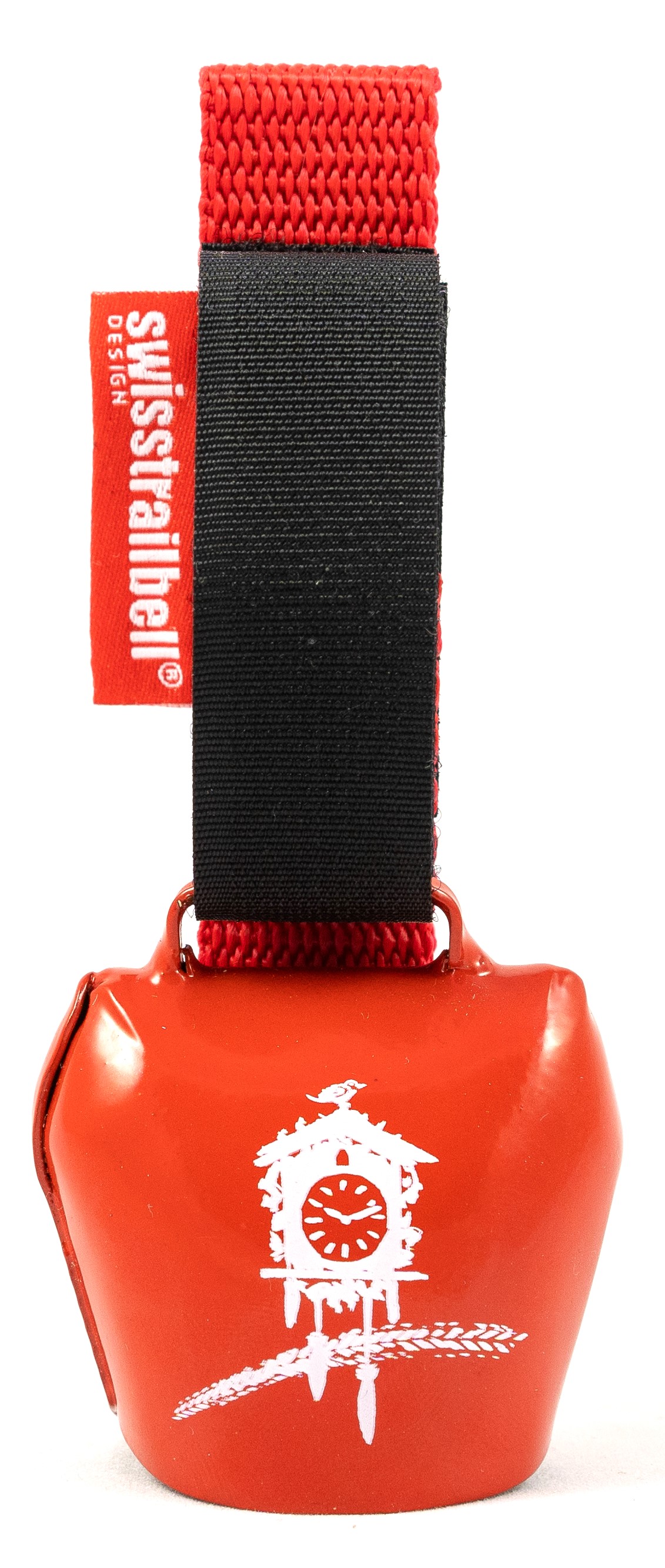 swisstrailbell® BlackForest Edition DEEP RED: "Be Free"- Rotes Band, Fahrradklingel
