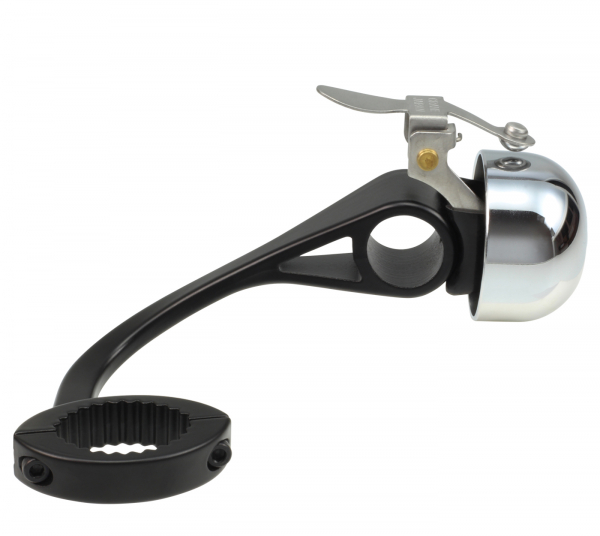!Spezial! Crane Bell Co. Rennrad/Gravel-Bike E-Ne SBR Fahrradklingel mit Drop Bar Mount - Chrome