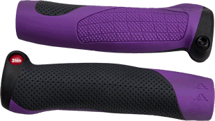 66sick AA Grip ergonomische Fahrradgriffe in lila, MTB DH FR BMX All Mountain