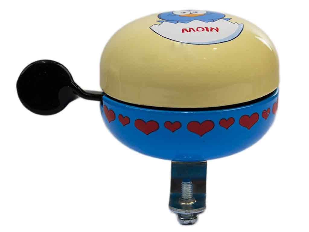 Mini Ding Dong Fahrradklingel Kücken „Moin“