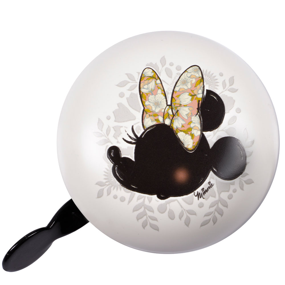 Disney 2-Klang Fahrradklingel  Beautiful Minnie Mouse, XXL Ø 80mm