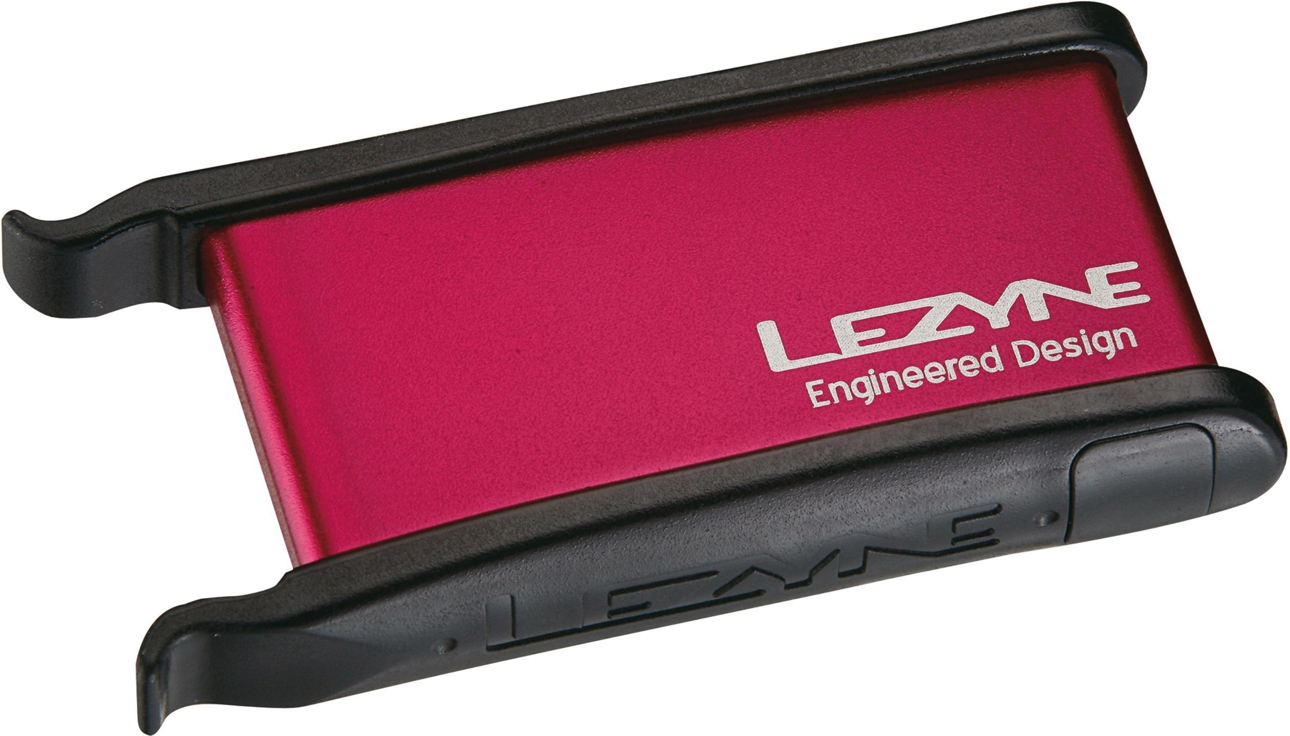 Lezyne Fahrrad Flickzeug Reparaturset Lever, Alubox rot