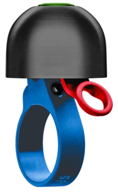USA: Die Spurcycle Special REDGREENBLUE Fahrradklingel "M2 Compact Bell" - good vibes!