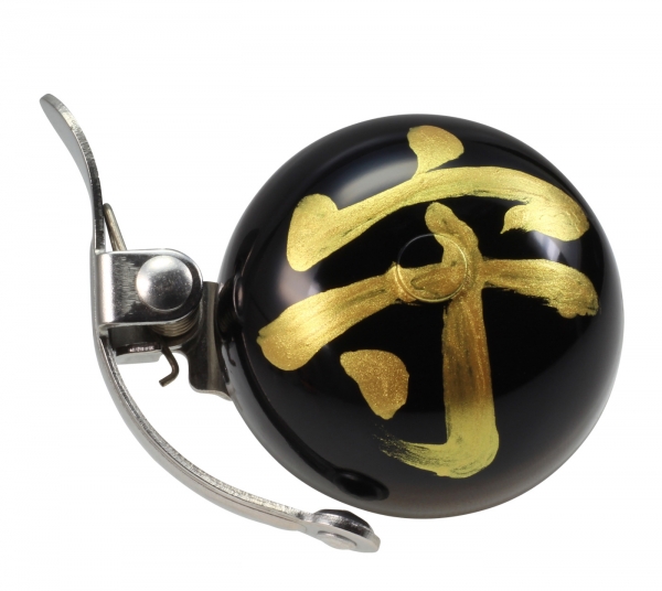 "PROTECT" Crane Bell Mini Retro Suzu Fahrradklingel, Omamori, Talisman