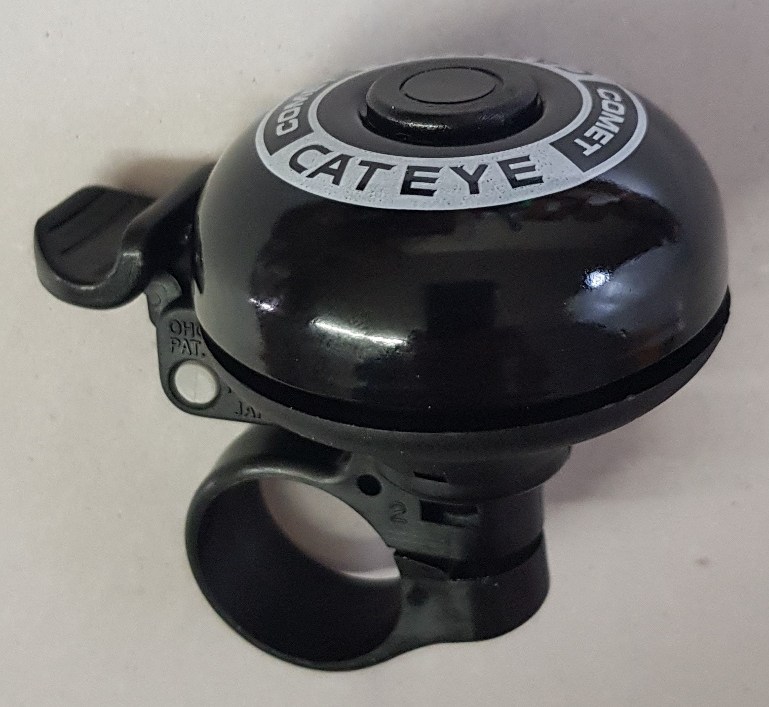 CATEYE Fahrradklingel / Glocke PB-200 Comet Bell, schwarz