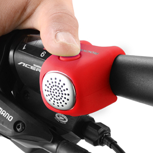 ROCKBROS Fahrradklingel, elektronisch, E-Klingel, Miniklingel RED