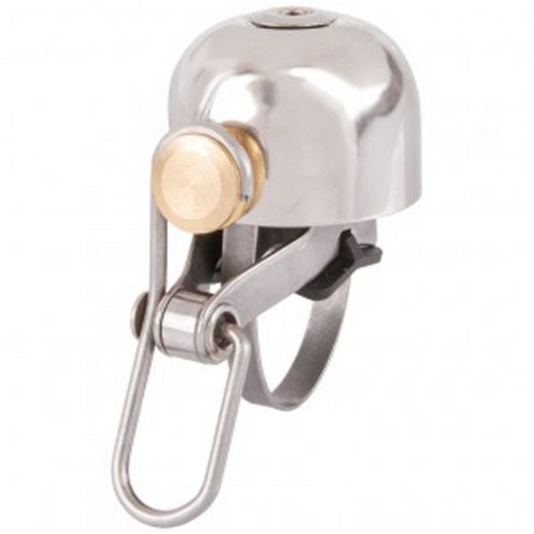 M-Wave Fahrradklingel "Bella C-Yell", Fahrrad Glocke, silber